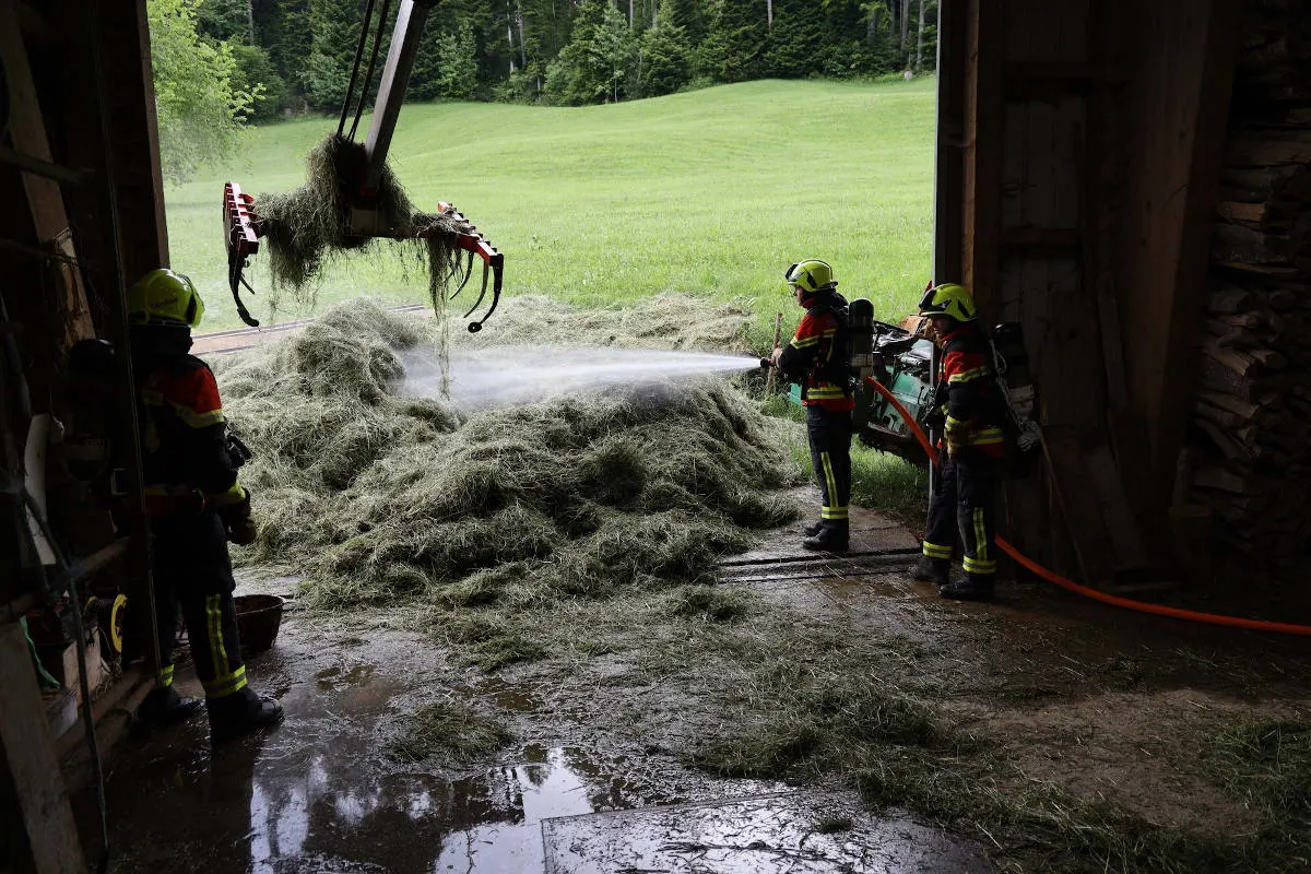 Oberägeri ZG – Mottbrand in Scheune ausgebrochen