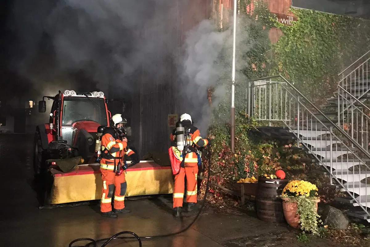 Altdorf UR - Blaulichtorganisationen üben den Ernstfall