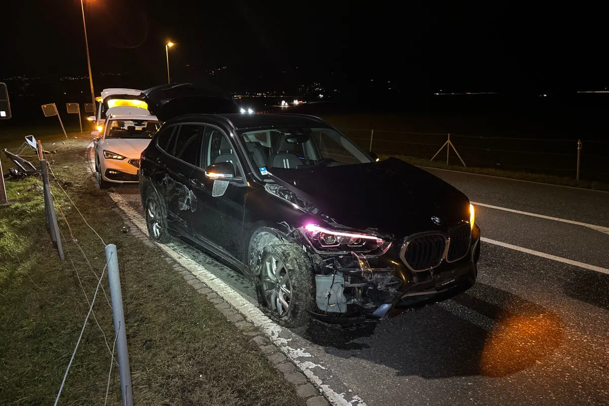 Bilten GL – Selbstunfall eines Autofahrers