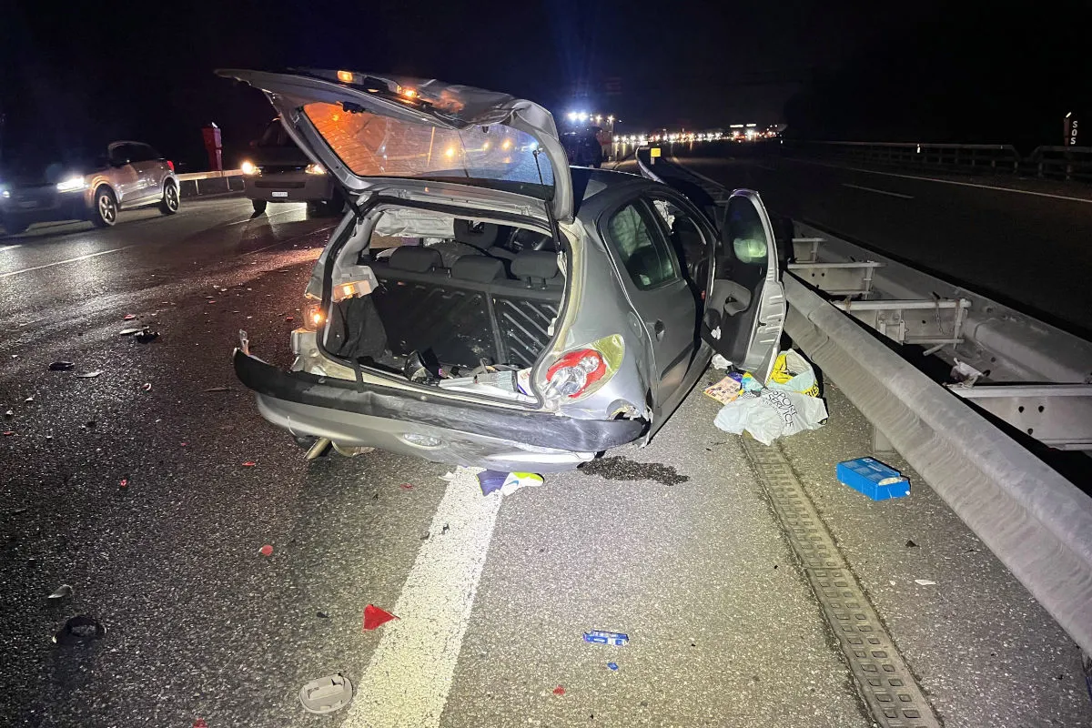 A2 Oftringen AG – Betrunkener schiebt Auto auf der Autobahn