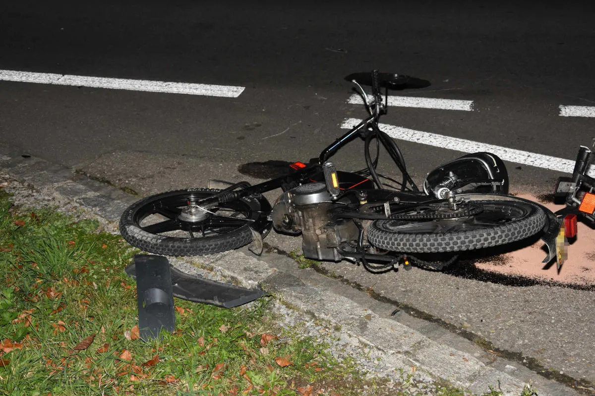 Unfall Oberbüren SG - Strassensperrung nach Auffahrkollision