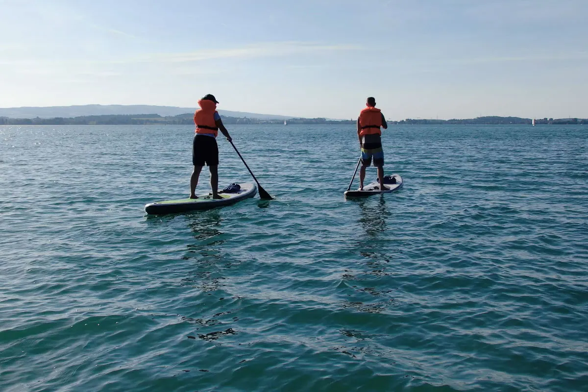 Sempachersee (Nottwil) LU  – Luzerner Polizei rettet SUP-Freizeitsportler aus Seenot