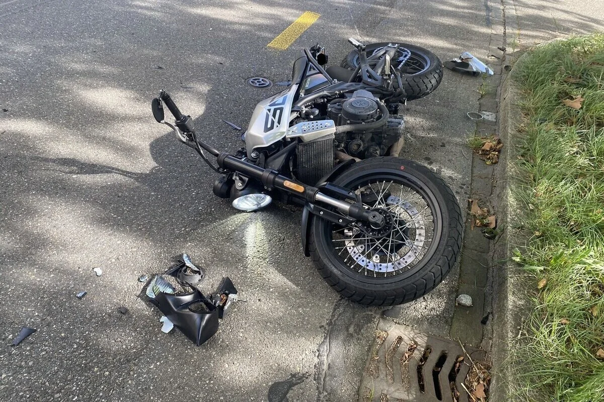 Unfall in der Stadt Schaffhausen - Von der Sonne geblendet