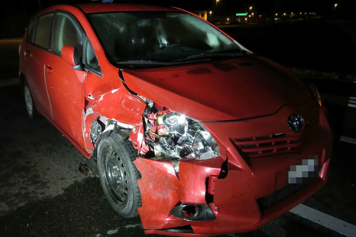 Eiken AG - Heftige Kollision zwischen zwei Autos