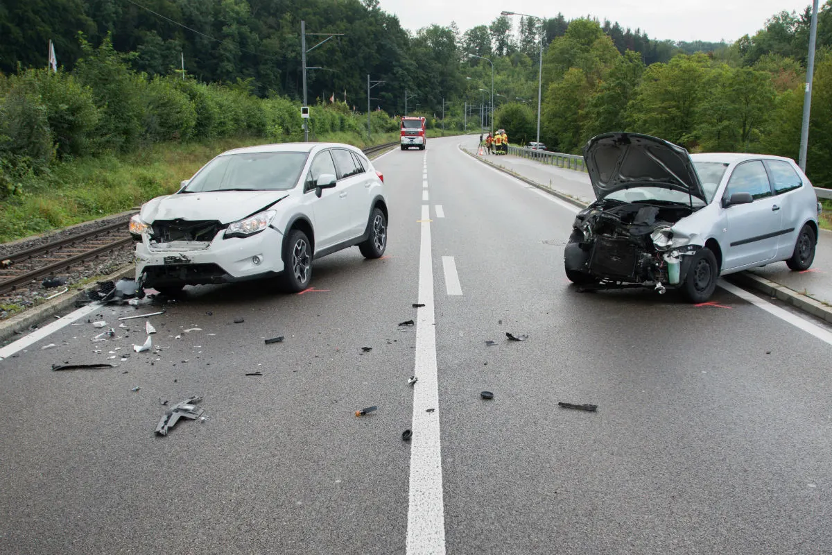Frauenfeld TG - Frontal mit Auto kollidiert