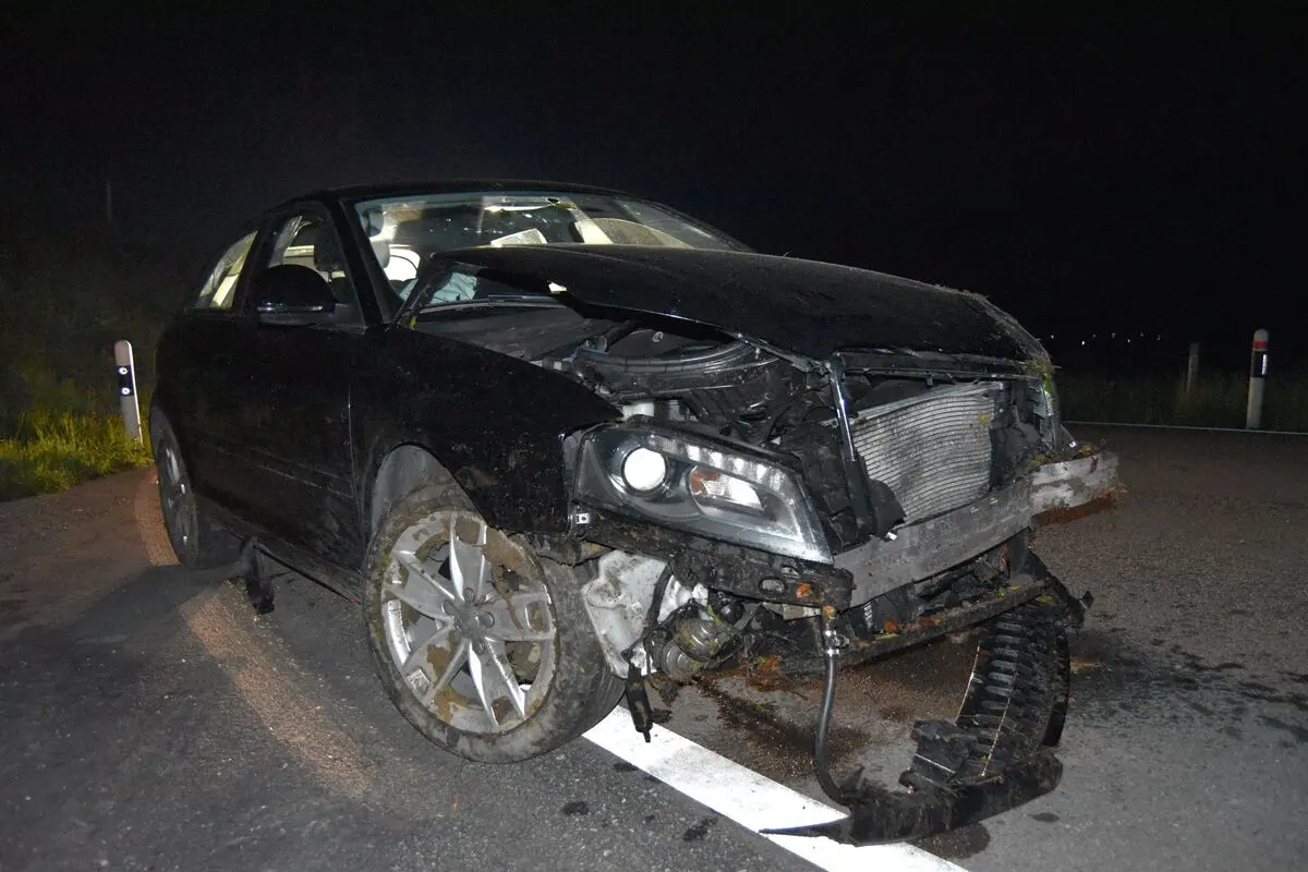 Herisau AR - Totalschaden nach Verkehrsunfall