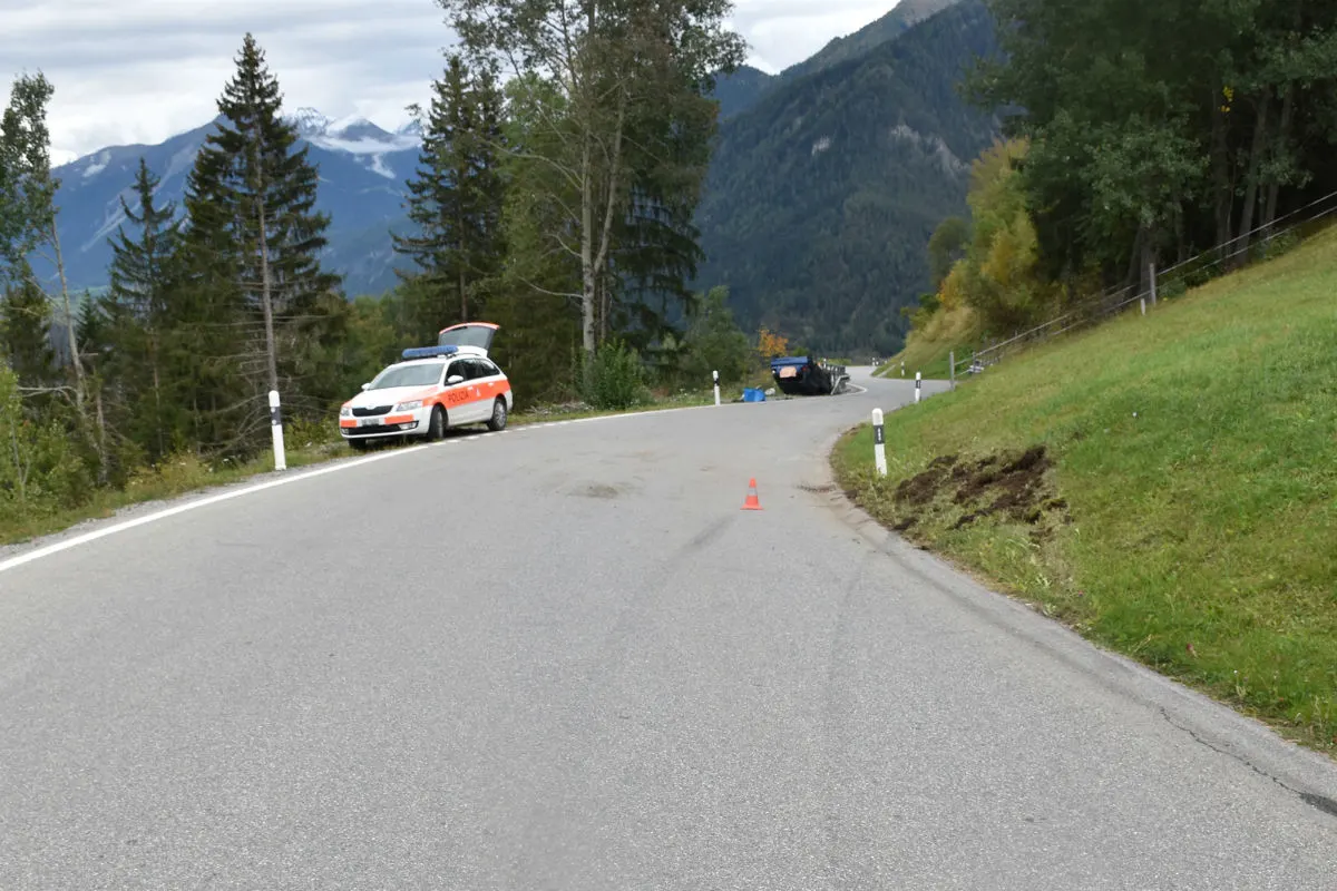 Mon GR - Nach Selbstunfall auf dem Dach gelandet