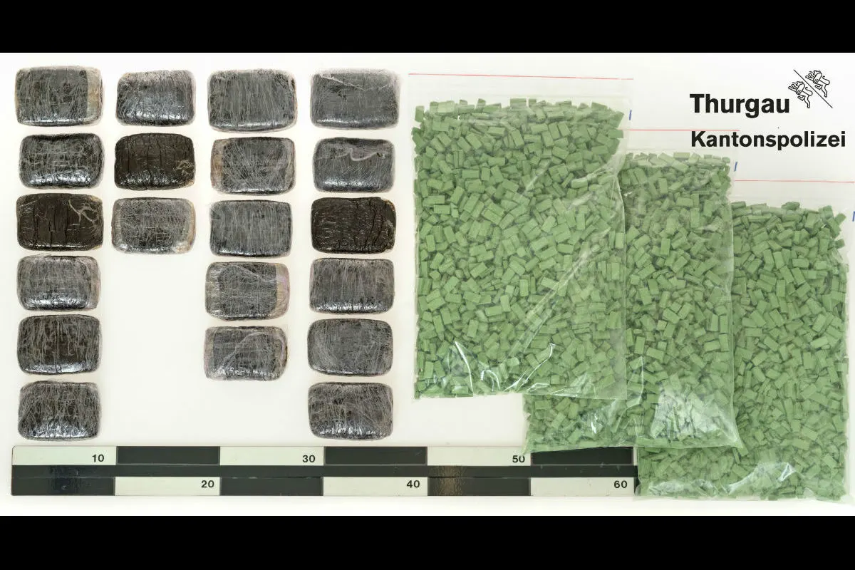 Diessenhofen TG - Mehrere Kilogramm Drogen beschlagnahmt