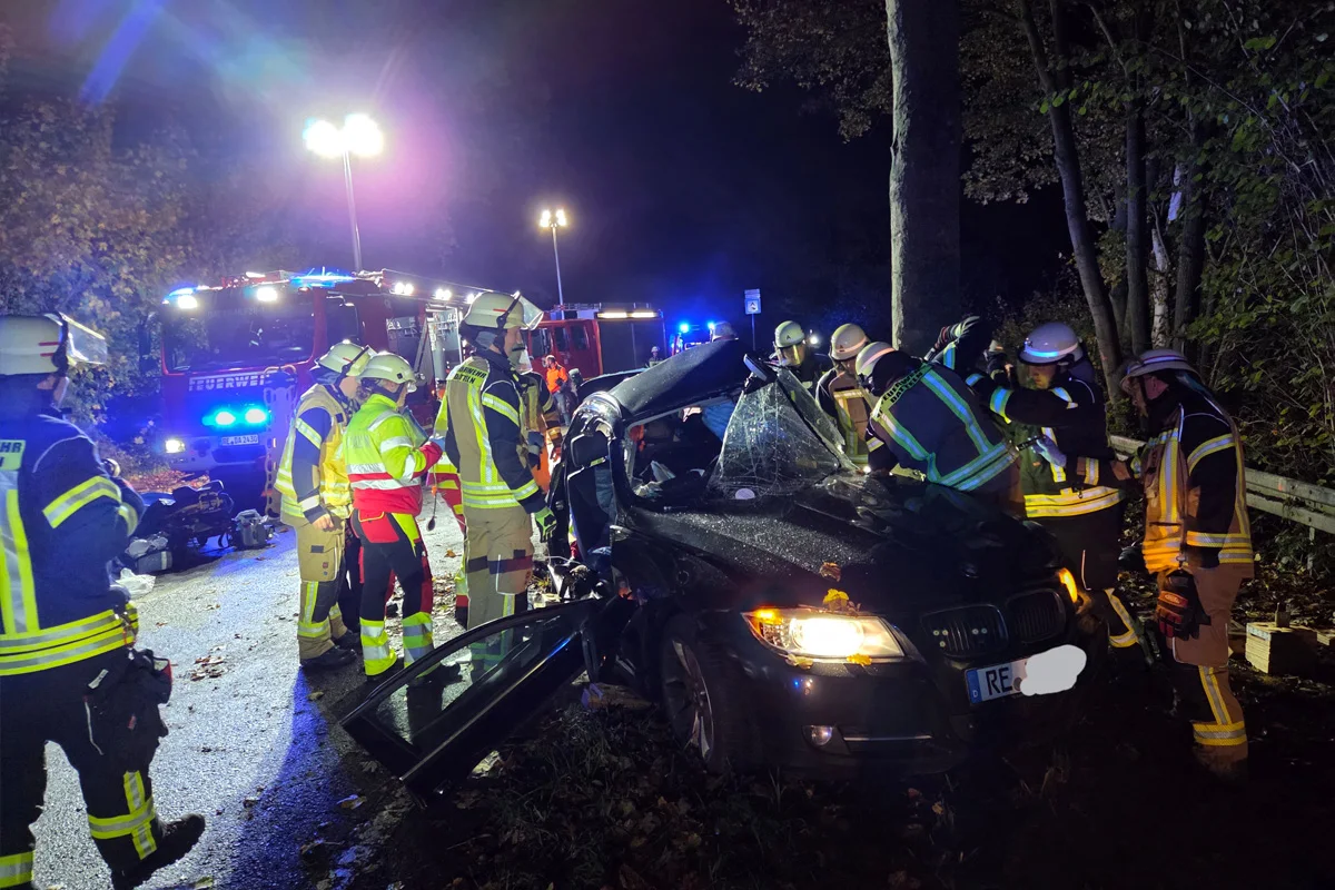 Datteln NW – 25-Jähriger stirbt nach schwerem Unfall