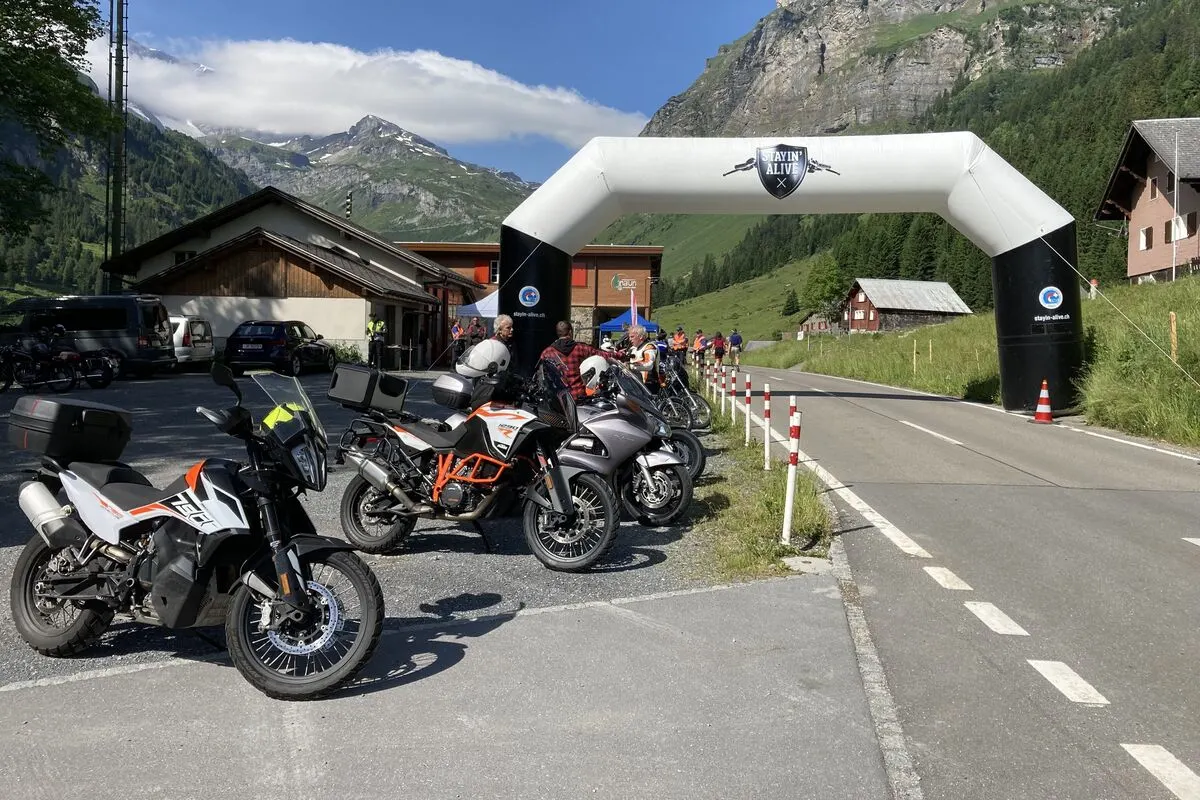 Zahlreiche Besucher bei der Präventionsaktion «Super Biker» 2023 