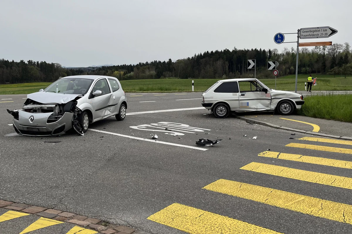 Bissegg TG - Unfall fordert drei Verletzte 
