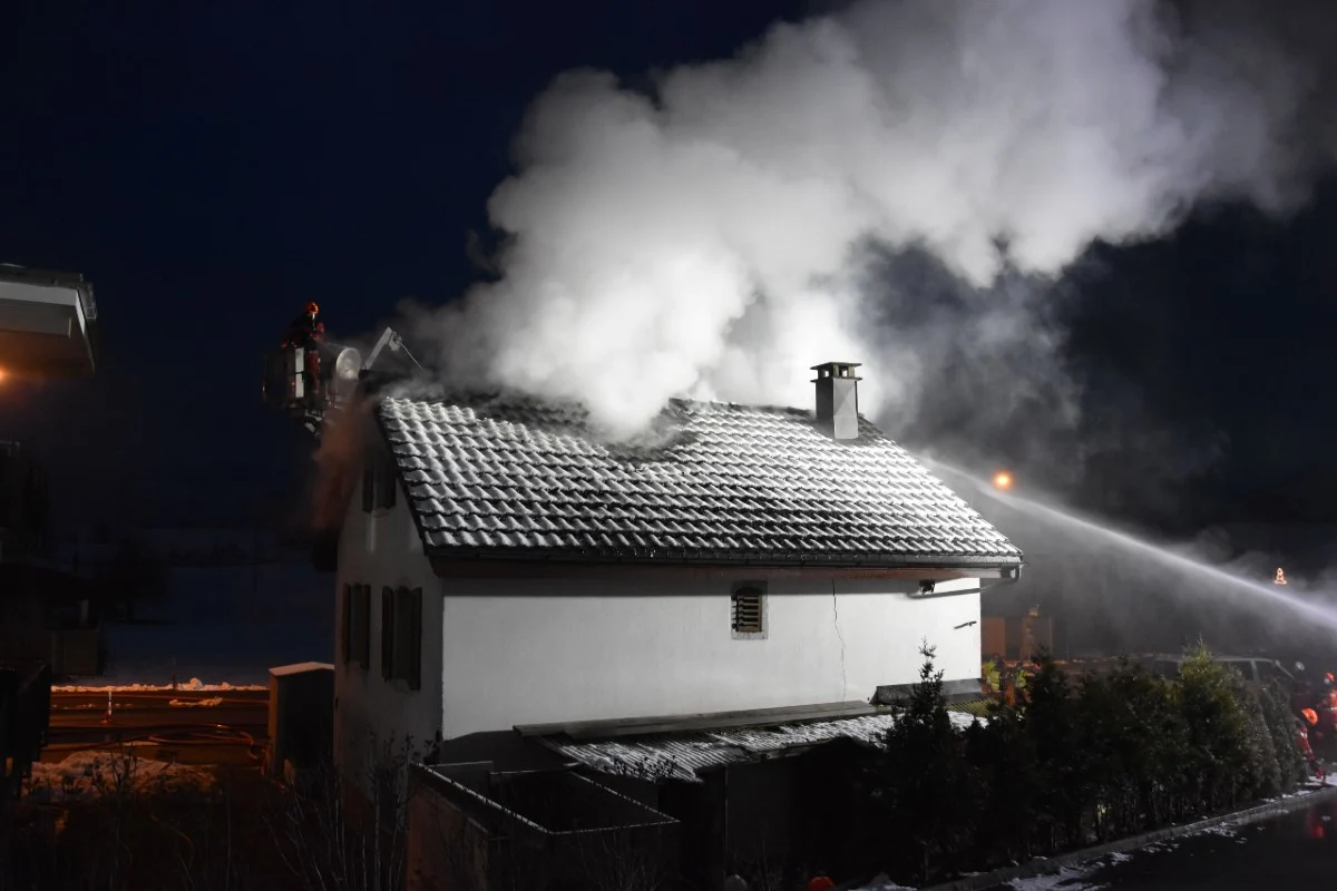 350'000 Franken Sachschaden in Neuhaus SG - Brand in Einfamilienhaus