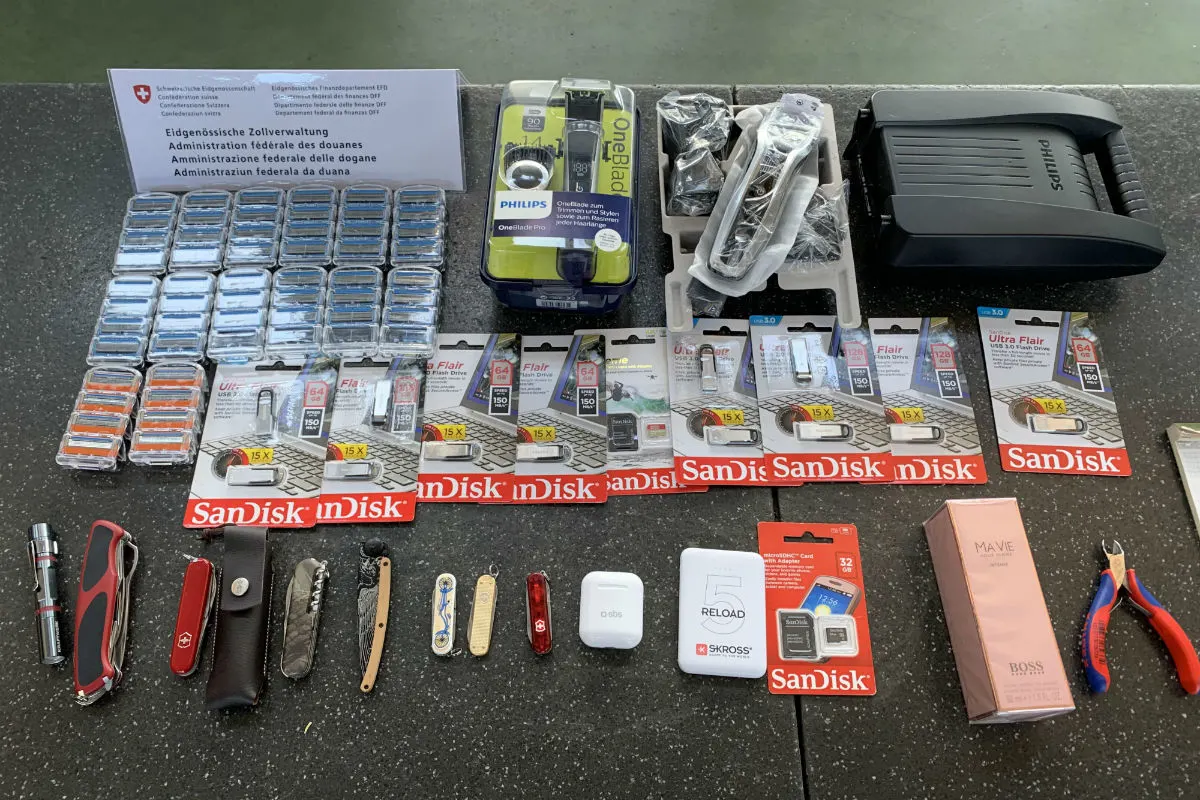 Sargans SG - Zwei Koffer voll mit Diebesgut