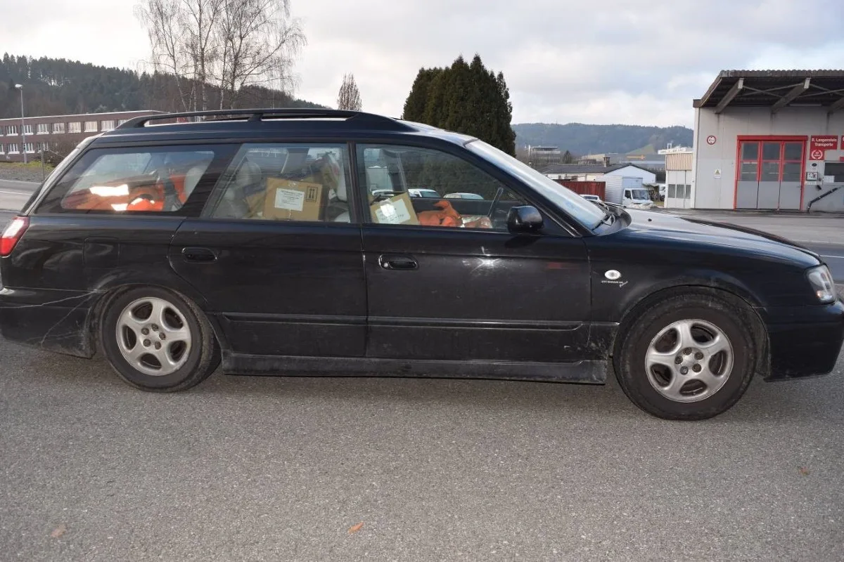 Kontrolle in Knutwil LU - 700 Kilogramm Kilogramm Sprengstoff vorschriftswidrig im Subaru  und Anhänger transportiert