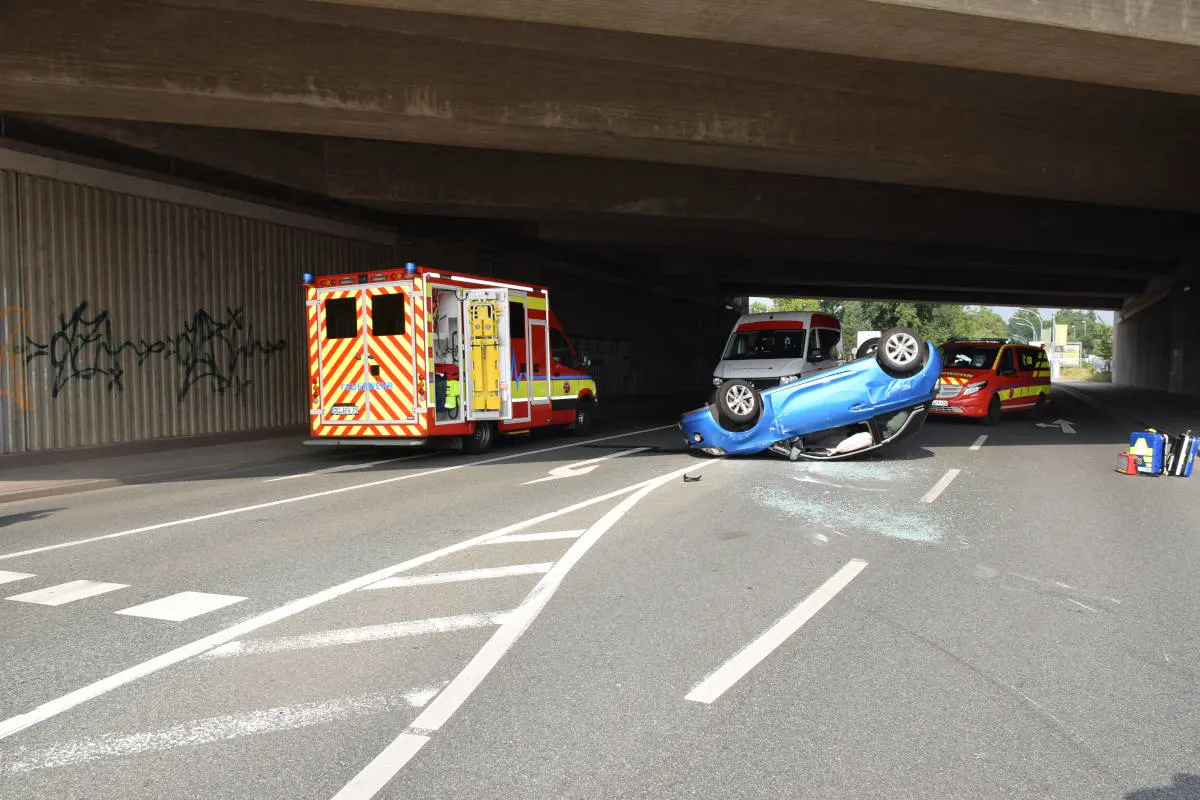 Delmenhorst – Verkehrsunfall mit zwei verletzten Personen