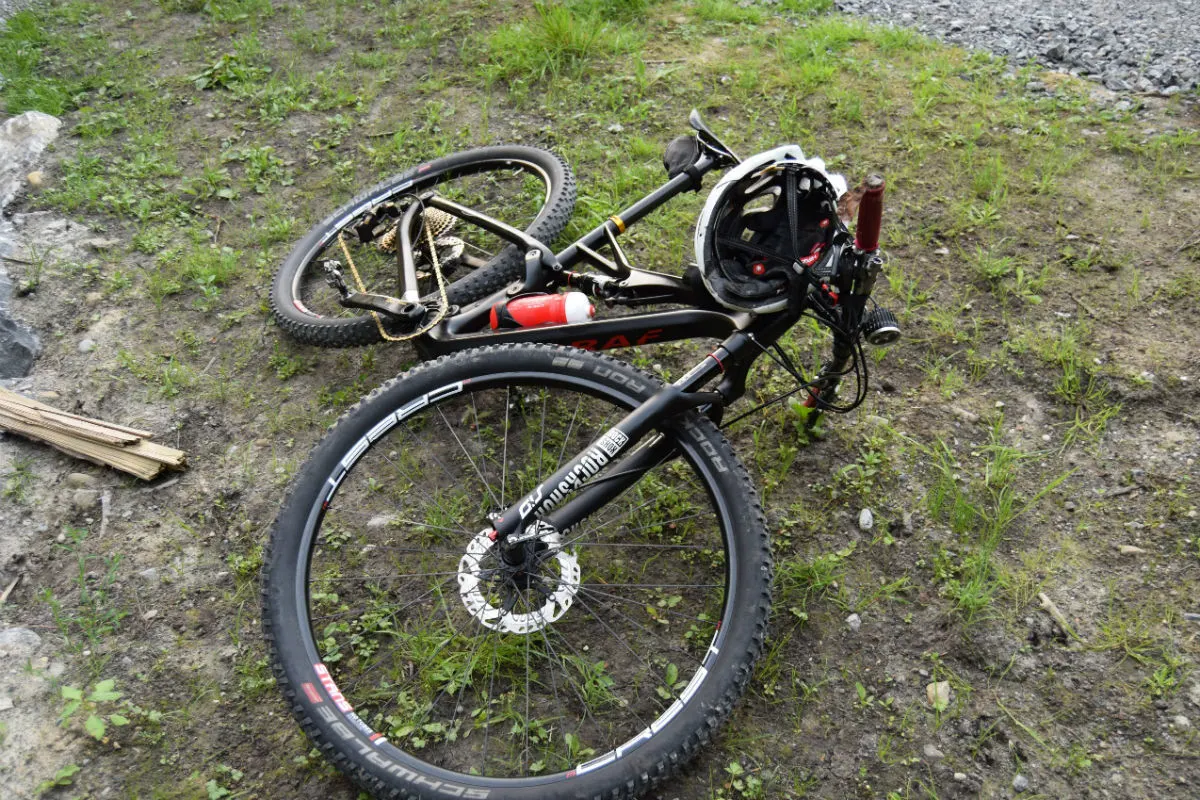 Heiden AR - Mit Mountainbike schwer gestürzt