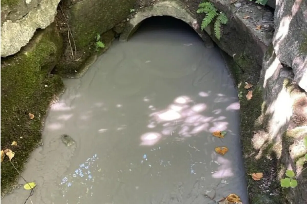 Eschenbach SG – Lehm von Baustelle verschmutzt Bach