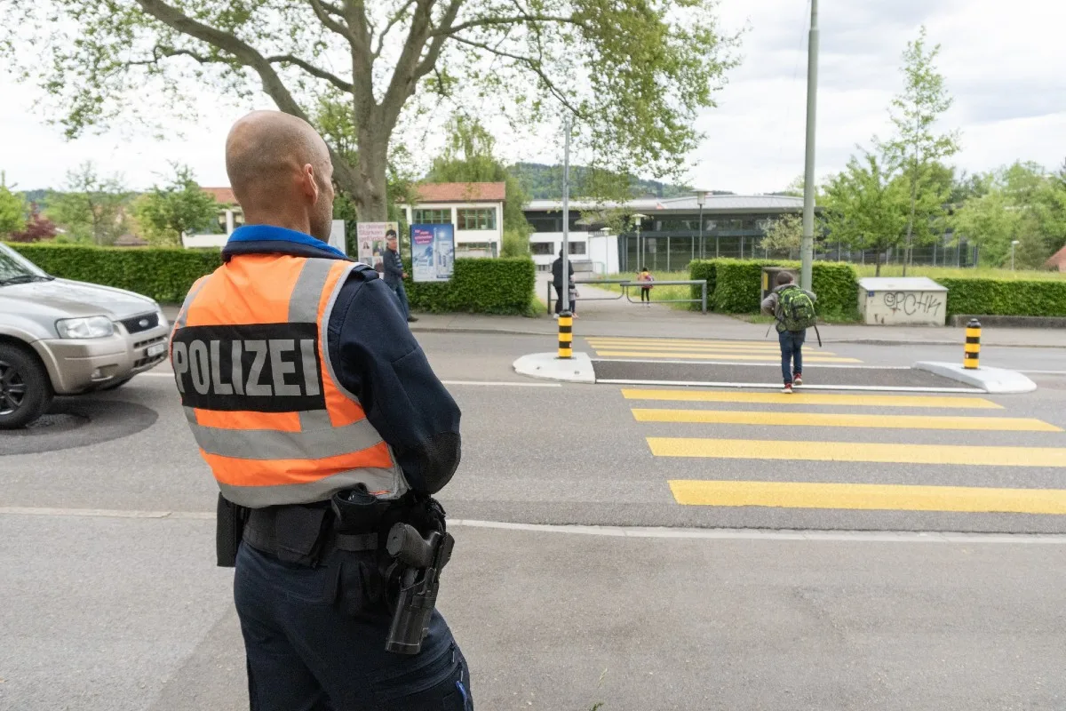 St.Gallen - Schulwegüberwachung durch die Stadtpolizei
