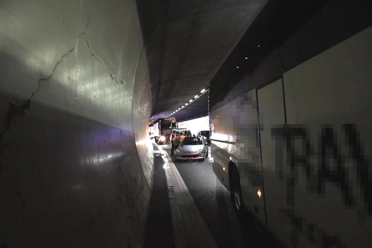 A1 St.Gallen SG - Unvorsichtiger Fahrstreifenwechsel