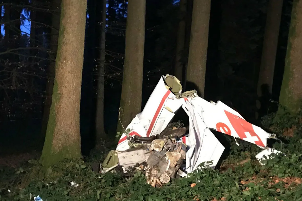 Schongau LU - Pilot nach Flugzeugabsturz tot geborgen