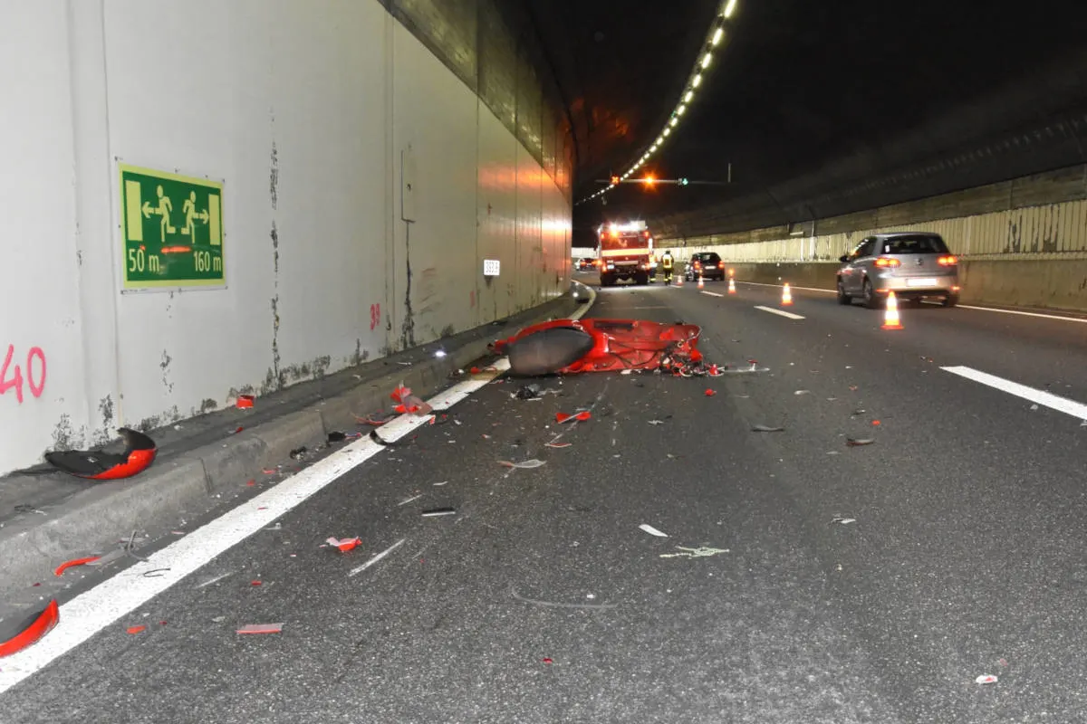 Stadt SG - Selbstunfall mit Roller