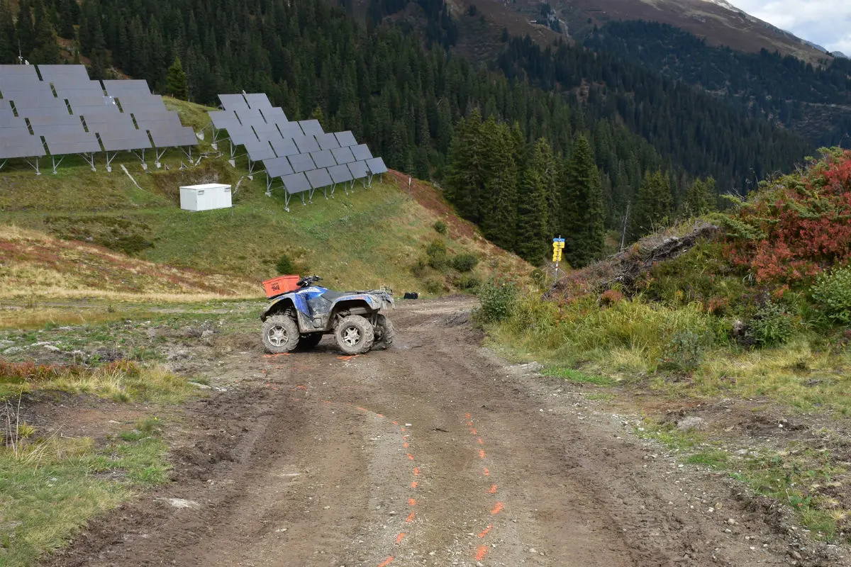 Disentis/Mustér GR - Mit Quad verunfallt 