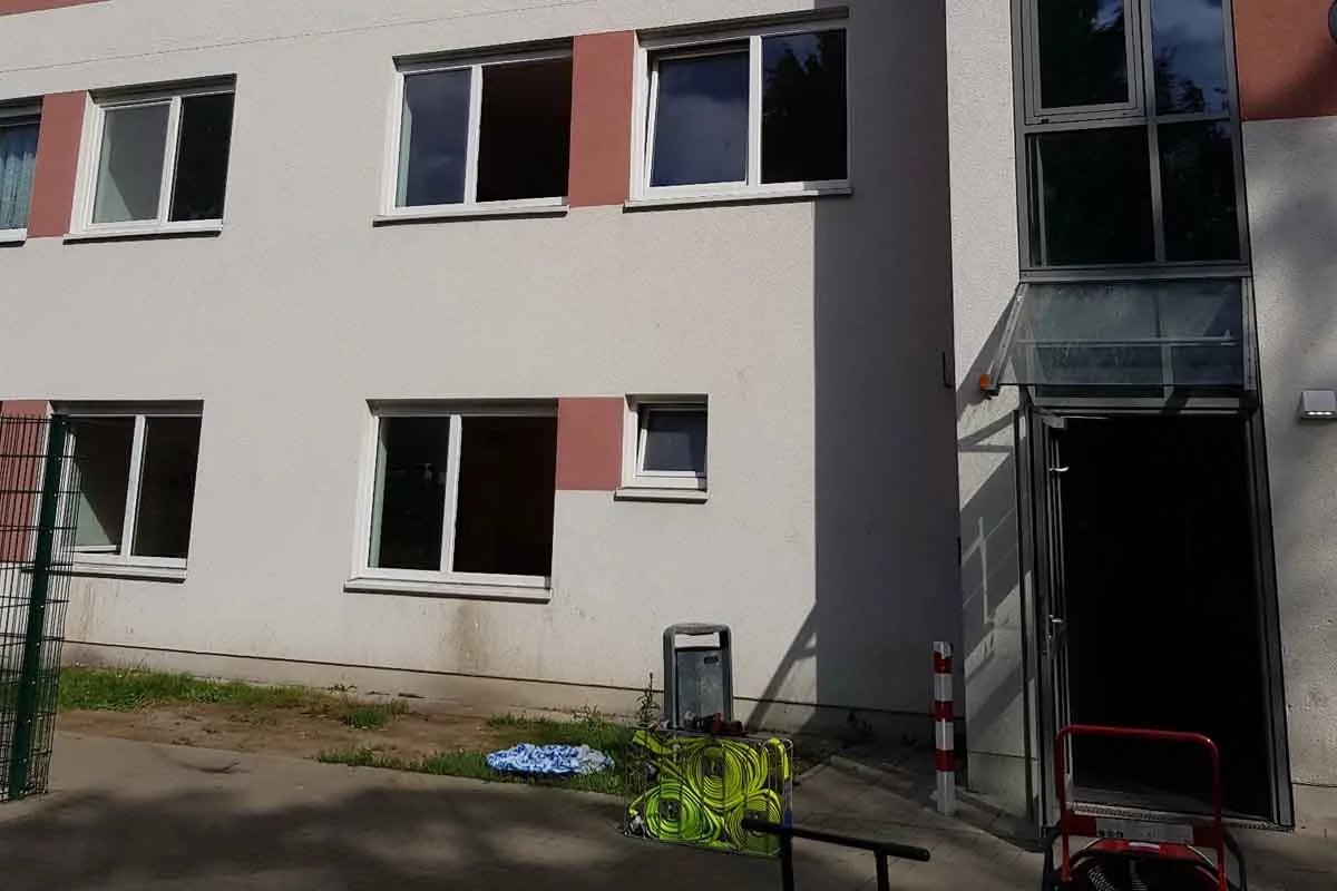 Langenfeld - Brandereignis in einer Flüchtlingsunterkunft 