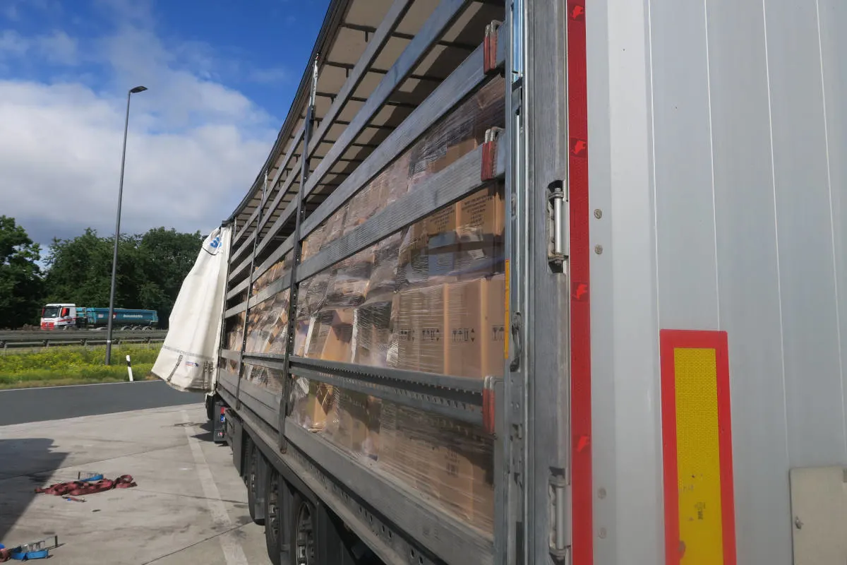 Friedberg – Desinfektionsmittel nicht gesichert auf der A45