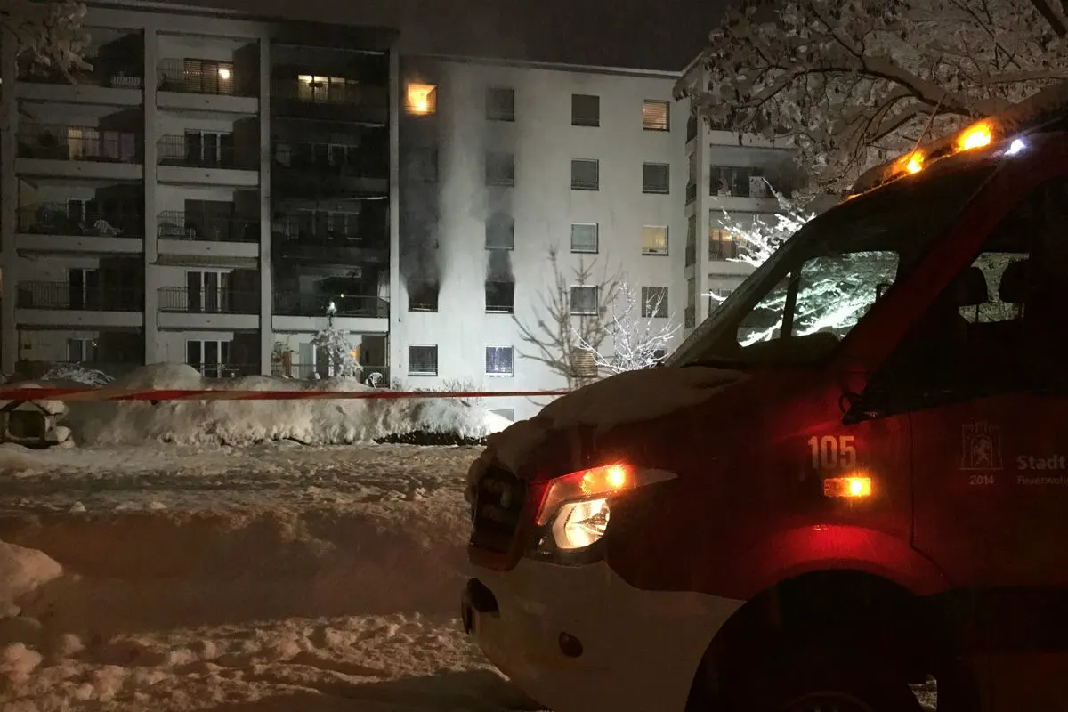 Chur GR - Brand in Wohnung fordert mehrere Todesopfer