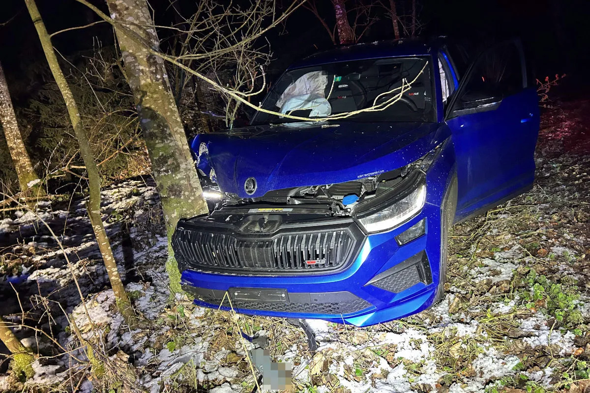 Merenschwand AG – Auf Waldweg Kontrolle verloren und in Baum geprallt