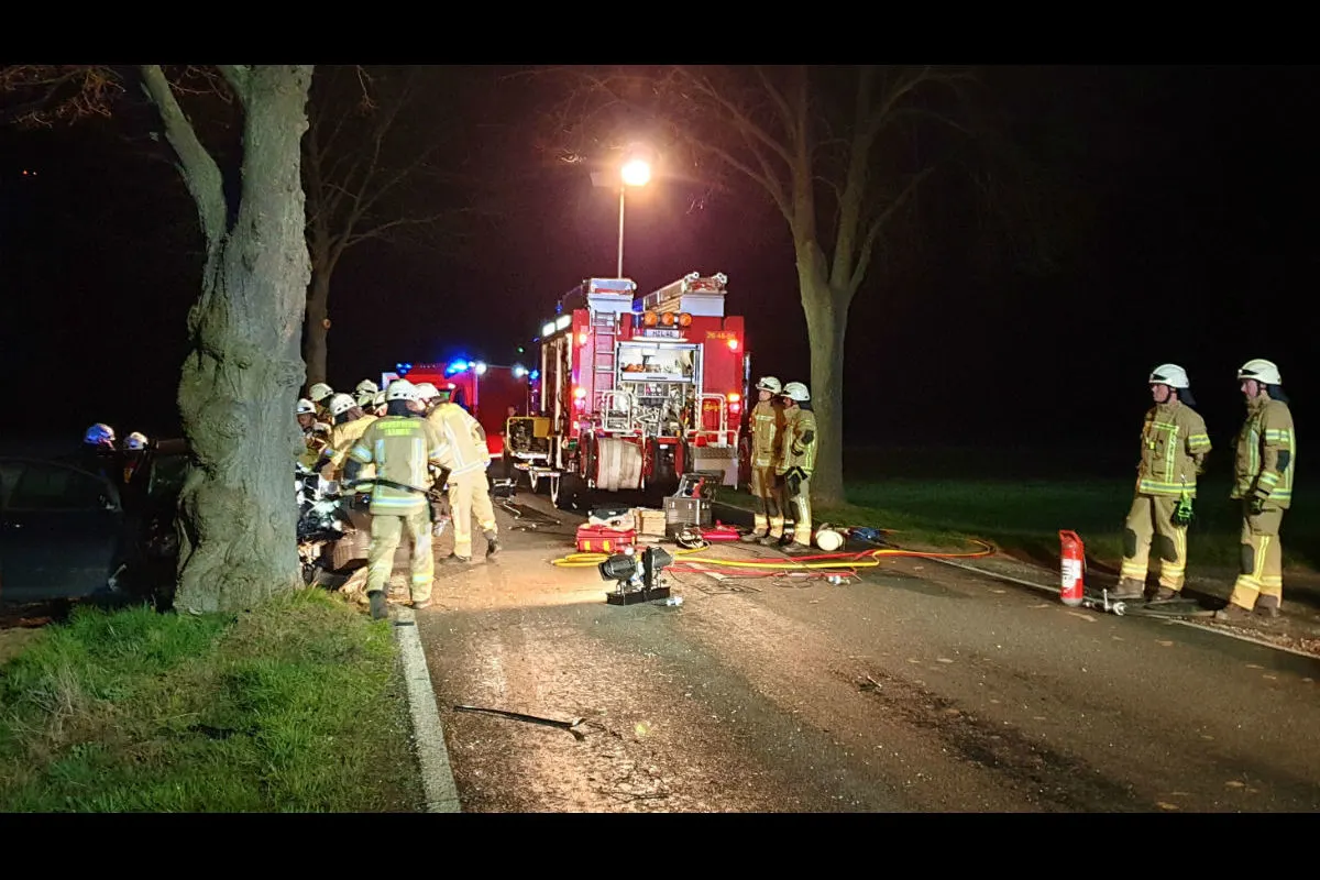 Auto gegen Baum geprallt
