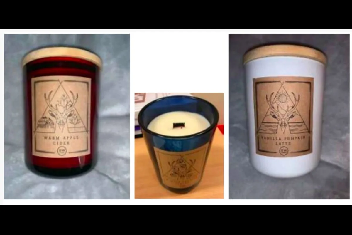 TK Maxx ruft Kerzen "DW HOME" mit Docht aus Holz zurück
