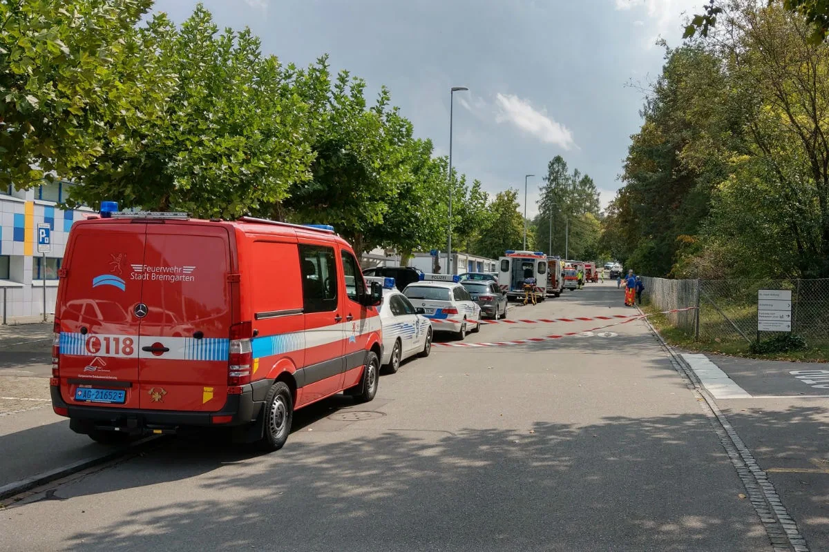 Bremgarten AG - Rettungseinsatz in Hallenbad