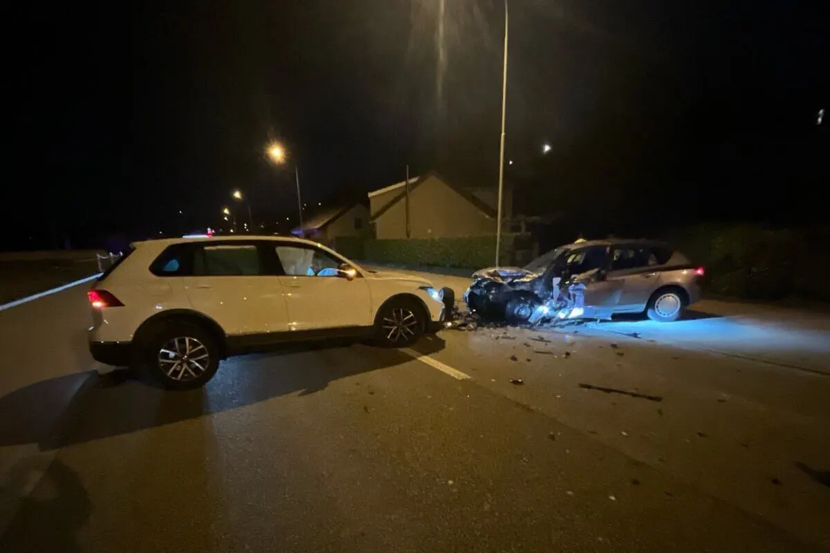 Gretzenbach SO – Mit entgegenkommendem Fahrzeug kollidiert