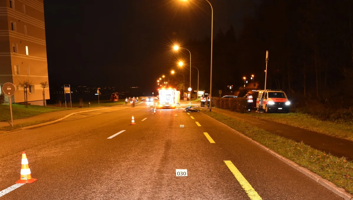 Wädenswil ZH – E-Bike-Unfall fordert schwer verletzte Lenkerin