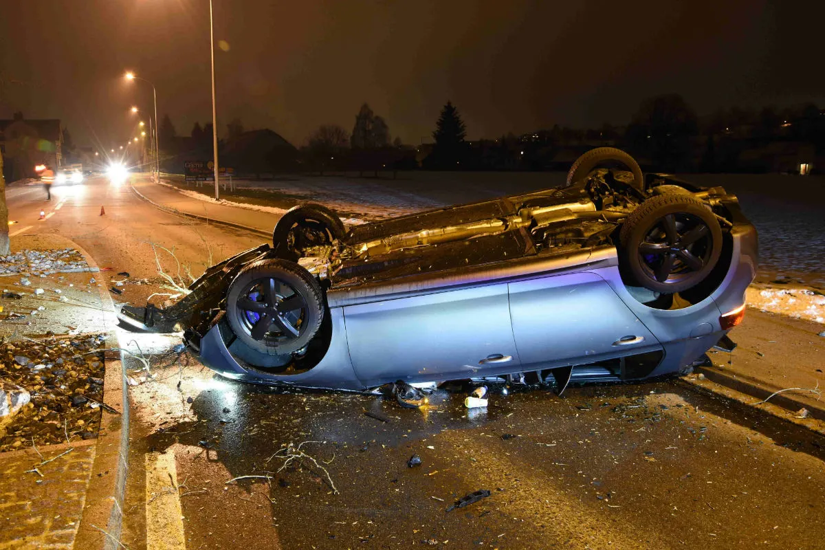 Gossau SG - Auto eines Neulenkers überschlagen