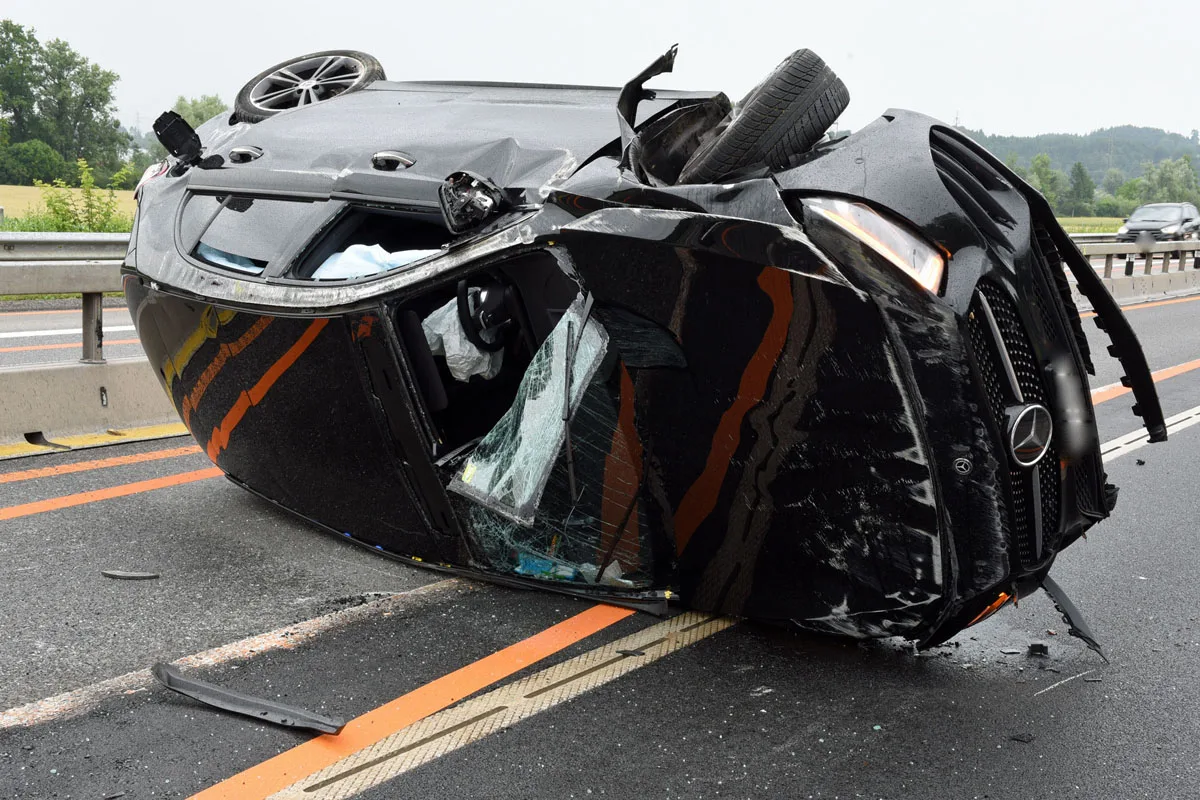 Buchrain LU - Zwei Unfälle auf der A14