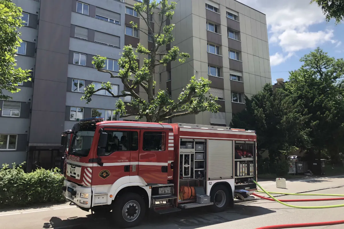 Bern BE - Wohnung in Brand geraten