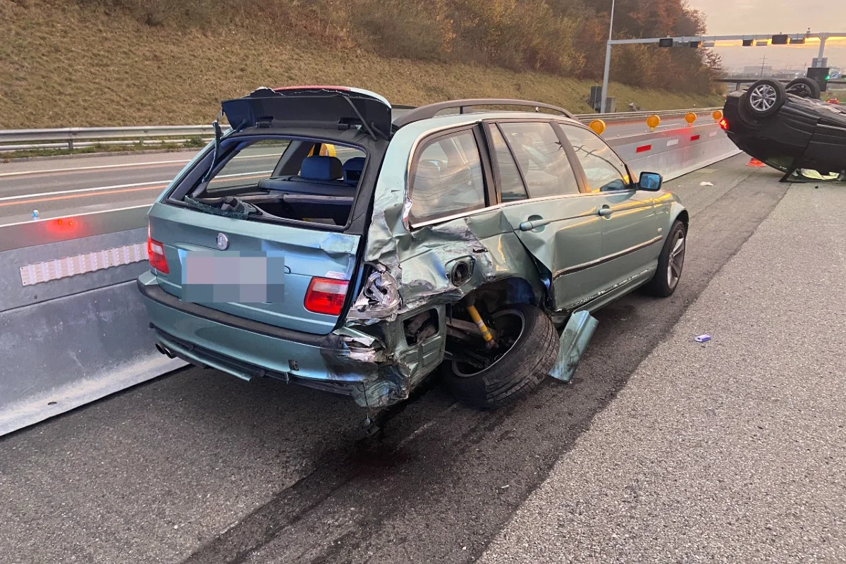 Scherz AG - Wendemanöver auf der Autobahn A3 führt zu schwerem Unfall