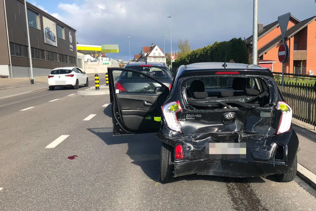 Sulgen TG – Auffahrkollision fordert zwei Verletzte