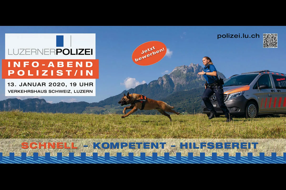 Luzern LU - Luzerner Polizei sucht Nachwuchs 