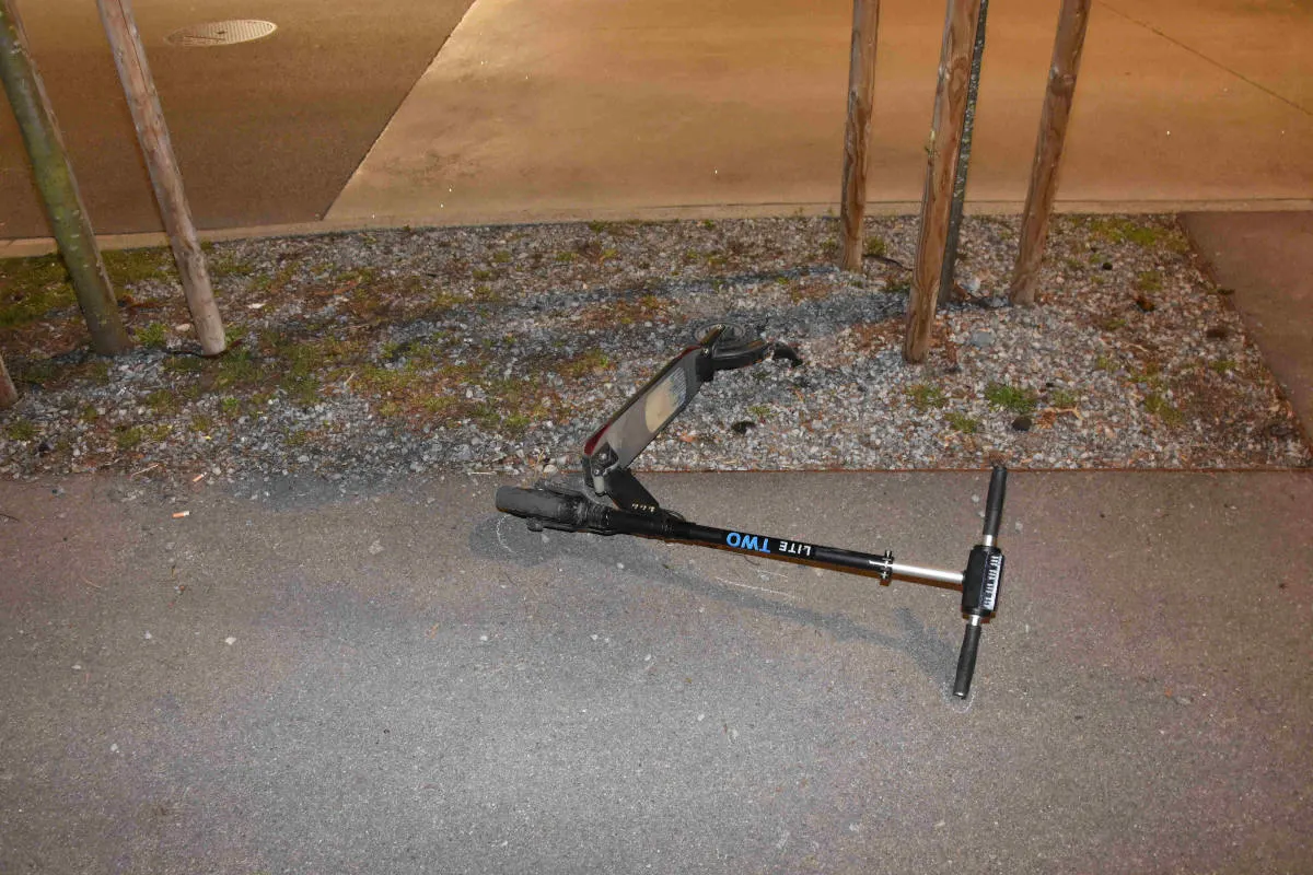 Oberuzwil SG – Mit E-Scooter gestürzt