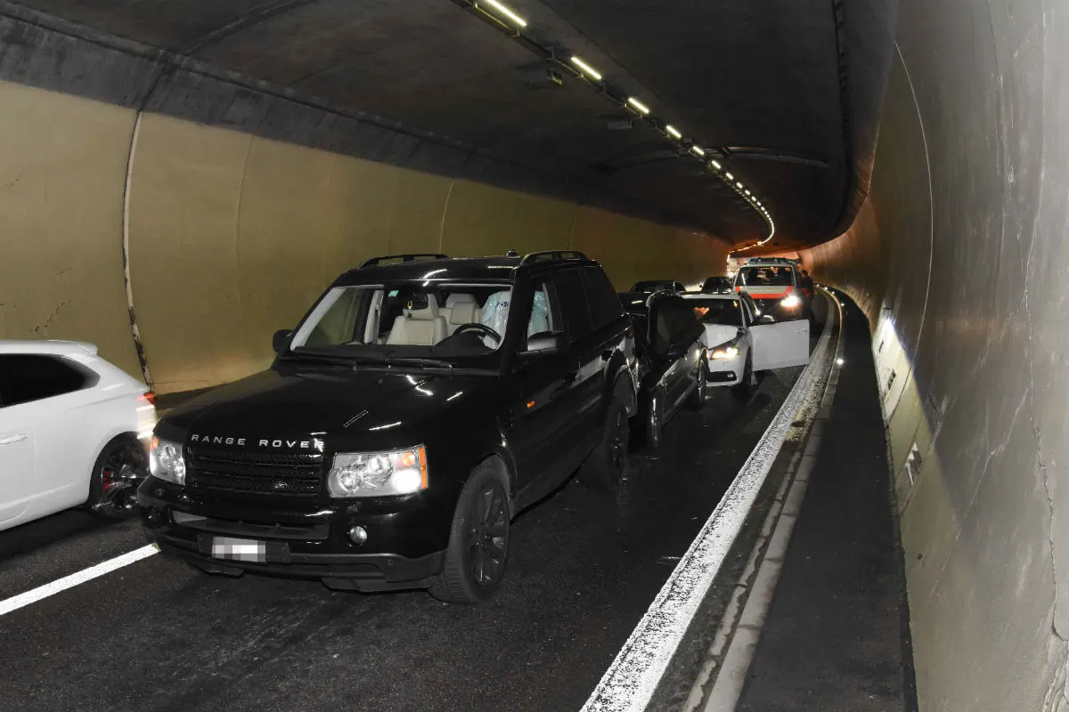 St.Gallen SG - Auffahrunfall auf der Autobahn – Fahrer alkoholisiert