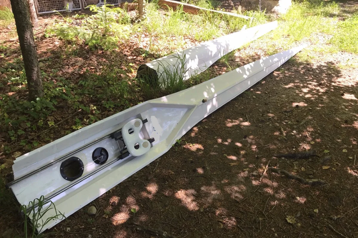 Hochrhein bei Diessenhofen SH - Schifffahrtsunfall mit Rennruderboot