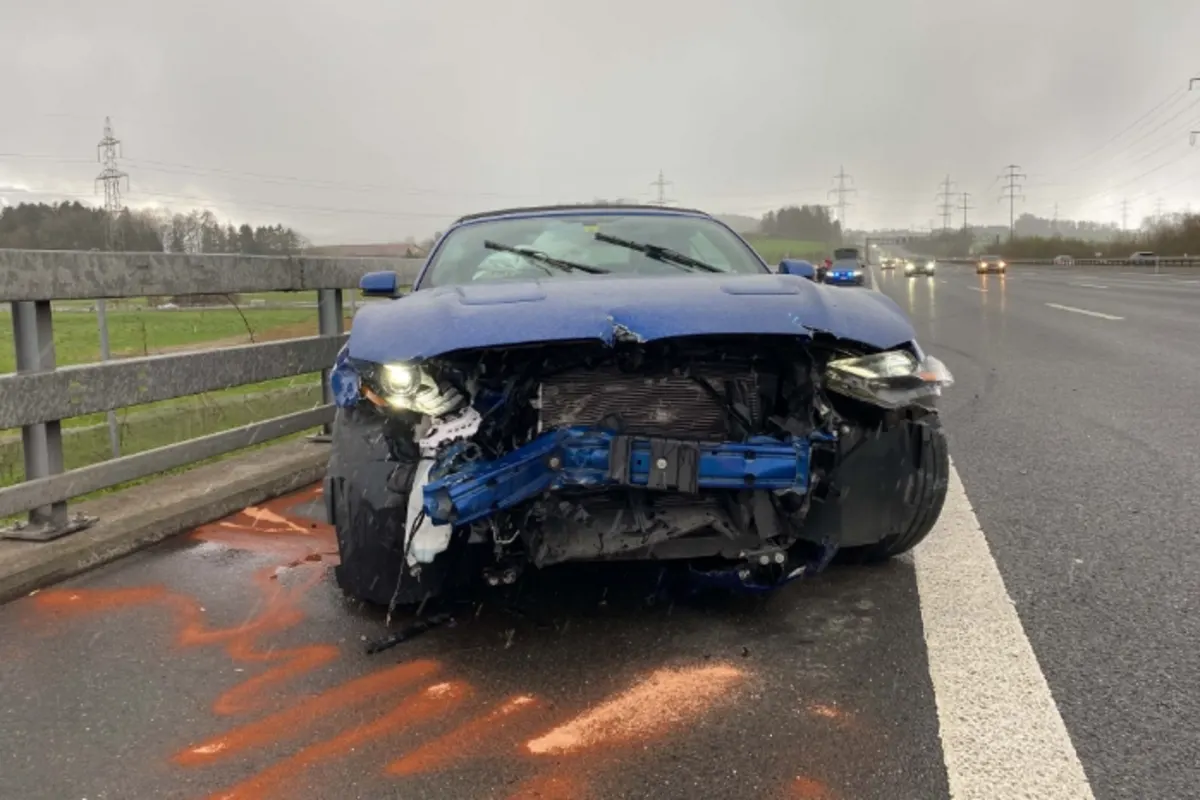 Autobahn A4/A14 ZG - Zwei Unfälle am Wochenende 