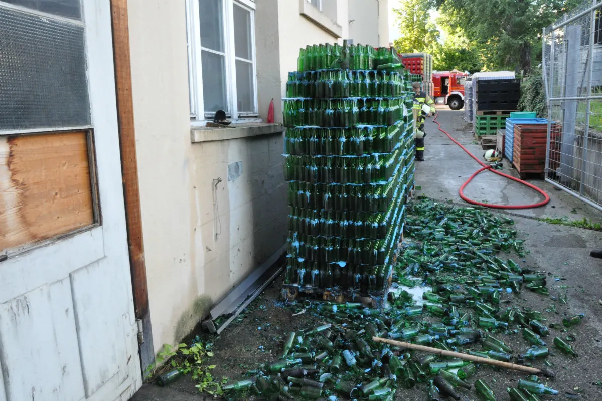 Solothurn SO - Brand bei der Öufi Bier Brauerei
