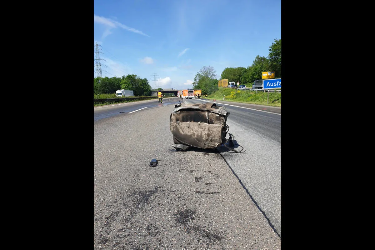 Oberhausen – Unfall auf der A42 sorgt für stundenlange Sperrung