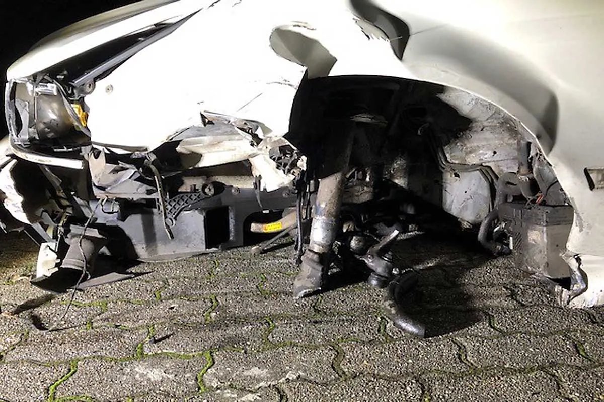 Scheibenhardt - Nach Verkehrsunfallflucht eingeschlafen