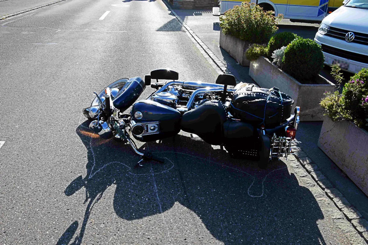 Rorschacherberg SG - Unfall zwischen Auto und Motorrad