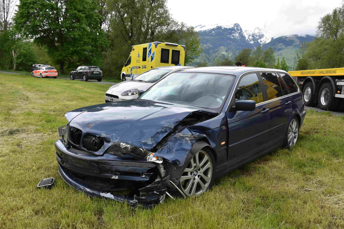 Buchs SG - Vortritt missachtet – zwei Verletzte